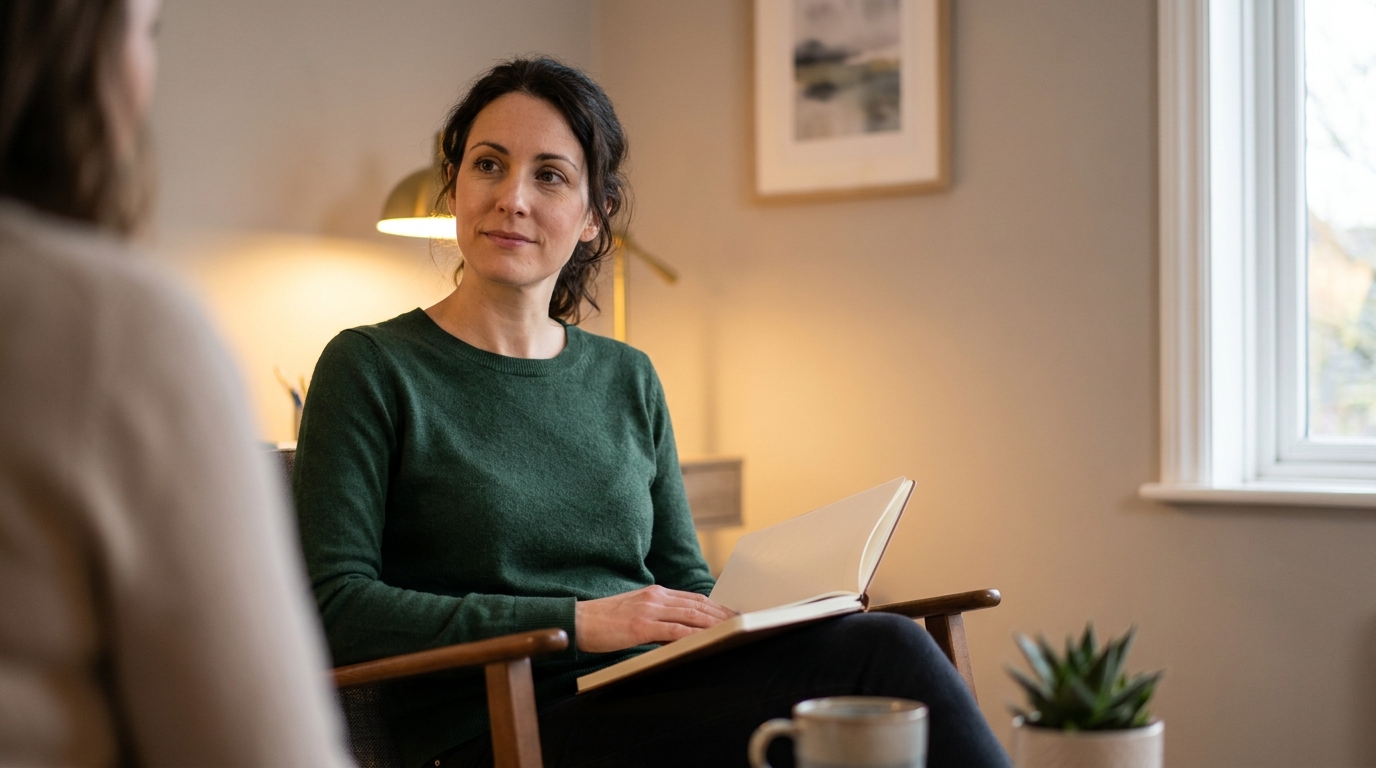 A health professional ready to support a family